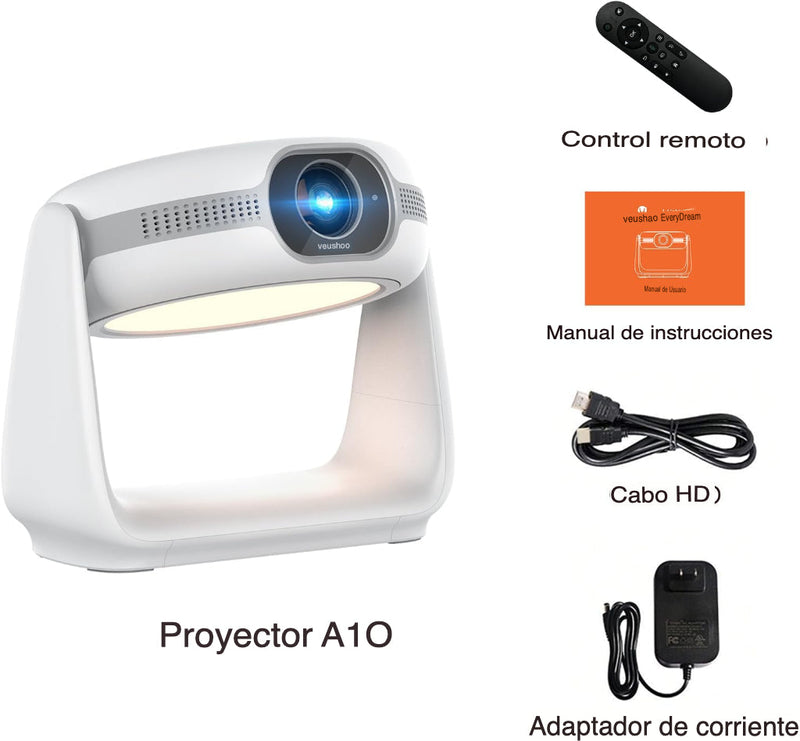 PROYECTOR VEVSHAO A10 + REGALO [COMPRE 1 Y LLEVA OTRO GRATIS] (Ultimas unidades en Stock)